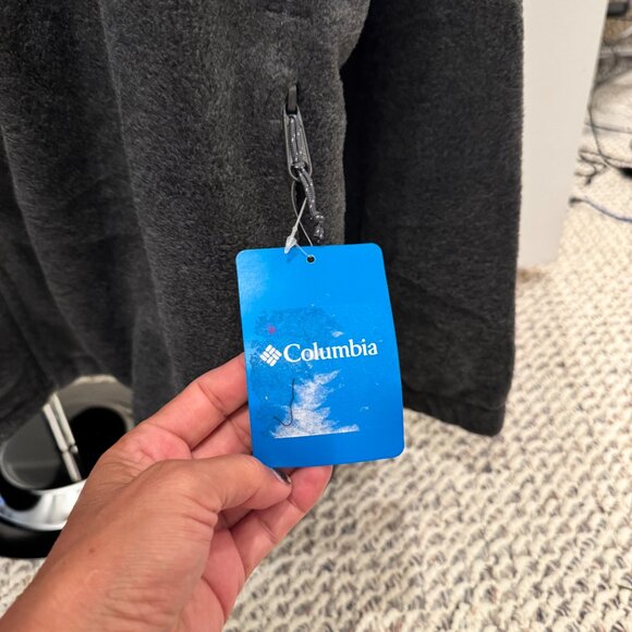 Columbia Men's NWT XXL Steens Mountain Full Zip Fleece Jacket Pockets Gray $75 - Picture 8 of 8